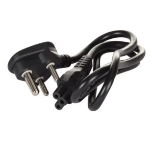 Laptop Power Chord 3 pin - BLACK