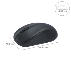 HP S500 7YA11PA USB, Wireless Optical Mouse, Black