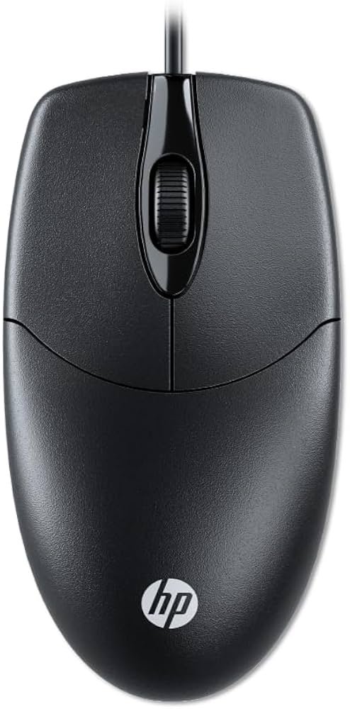 HP M050 3 Button Wired USB Mouse, 1200 DPI, Ergonomic Design, Optical Engine, 1 Year Warranty (Black) - Image 4
