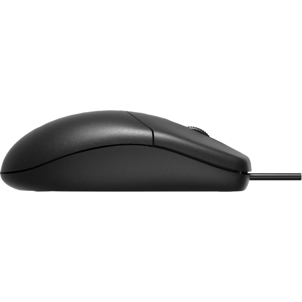 HP M050 3 Button Wired USB Mouse, 1200 DPI, Ergonomic Design, Optical Engine, 1 Year Warranty (Black) - Image 3